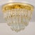Murano Glass Flush Mount Ceiling Lamp by Venini for Isa For Sale - Image 13 of 14