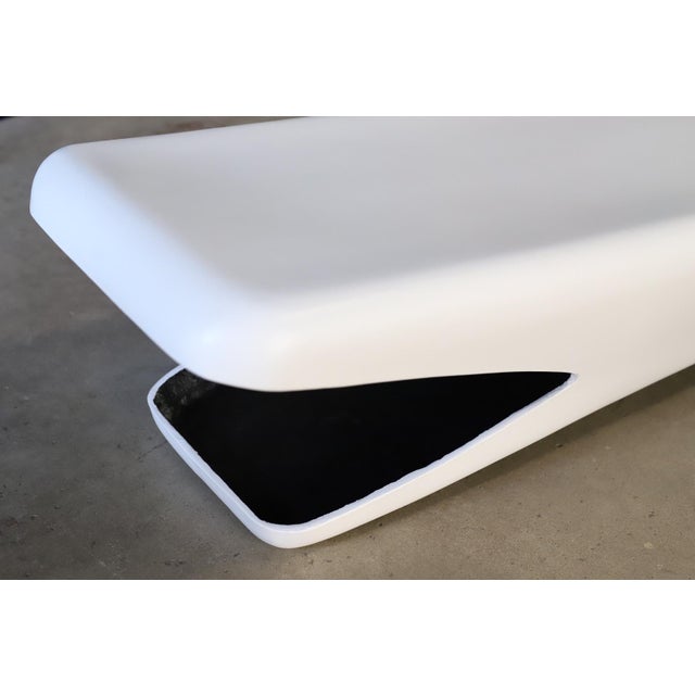 Late 20th Century Late 20th Century Fiberglass Bench Attributed to Douglas Deeds For Sale - Image 5 of 9