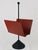 Metal Italian Postmodern Magazine Rack in Leather by Porada Arredi, 1980s For Sale - Image 7 of 18