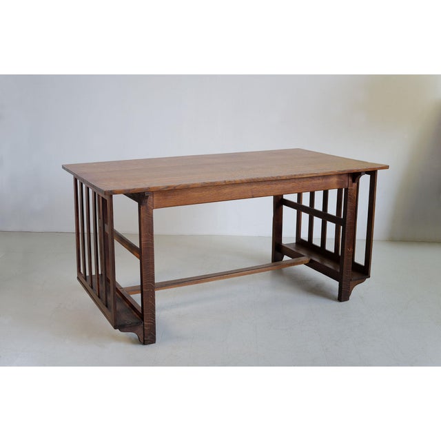 Antique Arts and Crafts Table, 1900 For Sale - Image 10 of 10