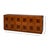 Old-World Marquetry Credenza, 86" - Walnut and Oak With Burl-Inset For Sale - Image 12 of 12
