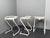 Ivory Bar Stools by Börge Lindau & Bo Lindekrantz for Lammhults, 1970s, Set of 3 For Sale - Image 8 of 10