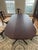 1980s 1980s Baker Historic Charleston Mahogany Dining Table w/ 2 Leaves & 6 Shield-Back Chairs For Sale - Image 5 of 17