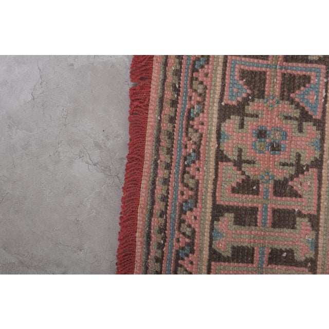 Vintage Muted Turkish Stair Runner Rug 2'6'' X 21'8'' For Sale - Image 9 of 11