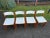 Vintage Mid Century Modern Danish Teak Extendable Dining Table Set-4 For Sale - Image 10 of 12