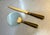 Gump's Tiger's Eye & Brass Magnifying Glass / Letter Opener Set For Sale - Image 6 of 8