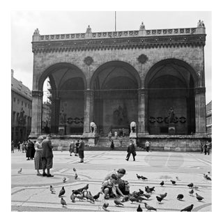Feldherrhalle Hall at Odeonsplatz Square at Munich, Germany, 1937 For Sale