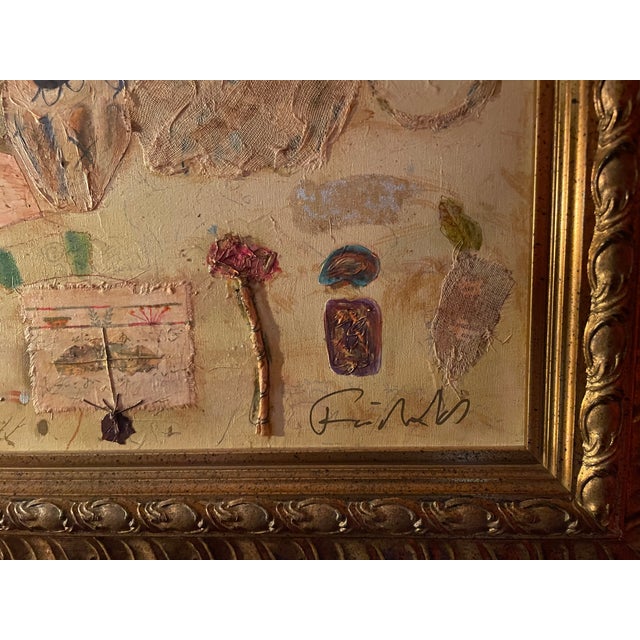 Figurative 1950s Roy Fairchild Venetian Memories Hand-Embellished, Limited Edition Signed Serigraph on Canvas and Numbered 22/85 in Exquisite Gold Frame For Sale - Image 3 of 18