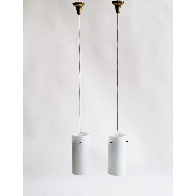 Mid-Century Modern Polkadot Pendant Lights by Rupert Nikoll, 1950s, Set of 2 For Sale - Image 6 of 13