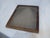 This silverleaf mirror has a distressed finish and measures 18.5"H x 15.5"W.