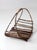 Vintage Rustic Twig Basket With Arched Handle For Sale - Image 17 of 18