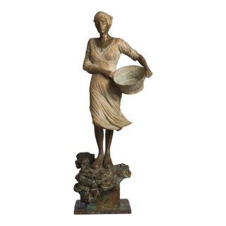 Rodd Ambroson "Dignity" Original Bronze Sculpture, Limited Edition 24/30, 24"h, Coa For Sale