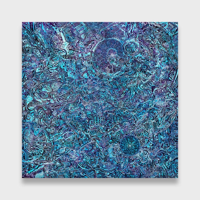 This is a one-of-a-kind original textural abstract painting by San Diego artist, Alexander Arshansky. Its dimensions are...