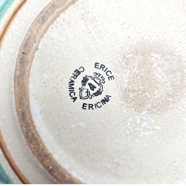 Late 20th Century Erice Ceramica Ericina Sicilian Hand Painted Majolica Lidded Tureen 10.5" For Sale - Image 18 of 18