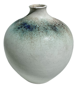 Studio Ceramic Spherical Vase by Elisabeth Grosser, Germany, 1980s