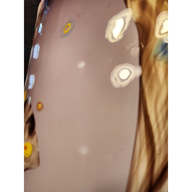 Postmodern Monumental 15.5” Archimede Seguso Murano 'Carnevale' Glass Centerpiece - 10lbs" For Sale - Image 3 of 11