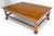 Large 44x60 Rectangle Turned Legs English Style Coffee Table MINT For Sale - Image 11 of 13