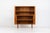 Beautiful bookcase in teak by Svend Dyrlund with tambour doors (Denmark, 1960s). This bookcase perfectly combines organic...