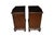 A charming and versatile set of Georgian style mahogany bachelor's chests from the Drexel Heritage Heirloom Collection....