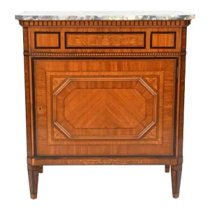 Italian Neoclassical Style Walnut Side Cupboard