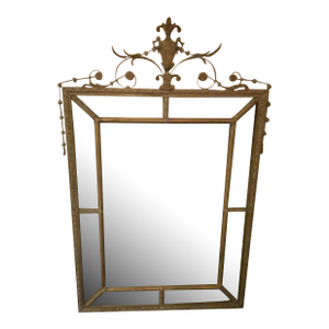 Mid 20th Century Friedman Brothers Giltwood Beveled Mirror