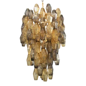 Multicolors Italian Poliedro Murano Glass Color Chandelier