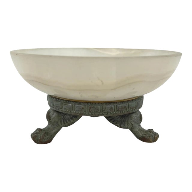 Early 20th C. Marble Trinket Dish For Sale
