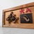 Decorative wooden signboard (kanban/看板) from a Japanese sushi restaurant 'Azuma-Sushi' from the 1950s. The signboard is...