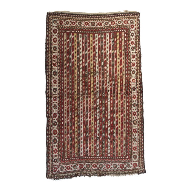 Circa 1900 Caucasian Rug For Sale