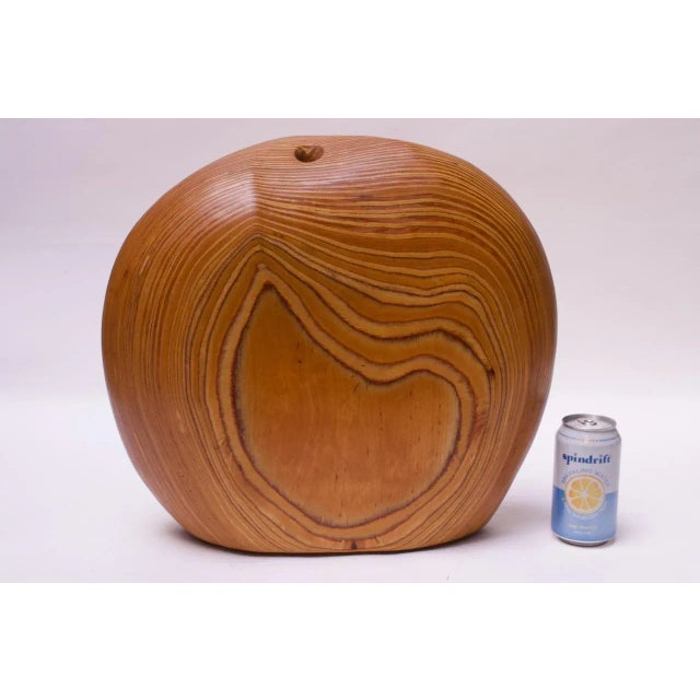 Large Modernist Organic-Form Hardwood Vase by Dick Shanley For Sale - Image 4 of 13