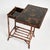 Antique English Bamboo and Lacquer Foldout Table or Stand For Sale - Image 4 of 12