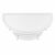 White Vintage 3-Tier Rattan Demi-Lune Console Table For Sale - Image 8 of 8
