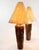 Late 20th Century Monumental Teak Root Floor Lamp With Burmese Silk Shade For Sale - Image 4 of 17