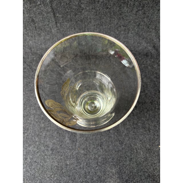Vintage Sterling Silver Floral Overlay Vase For Sale - Image 12 of 12