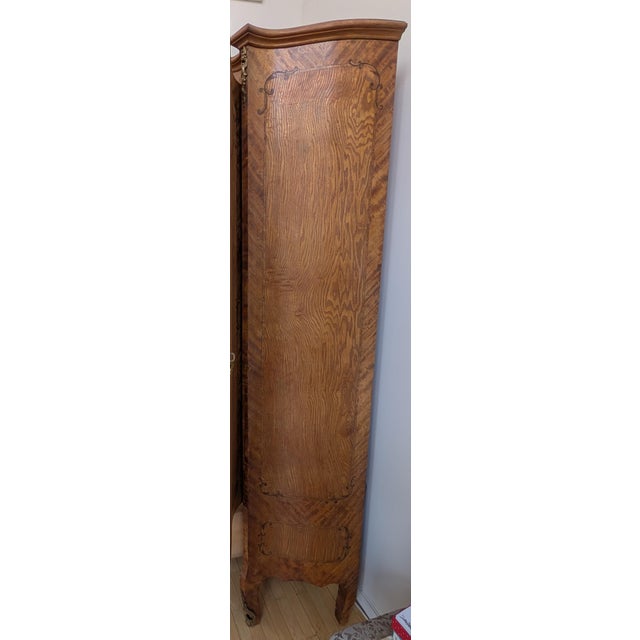 1882 Italian Ashwood Triple Armoire For Sale - Image 10 of 14