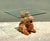 Vintage Carved Wood Camel Glass Table For Sale - Image 14 of 17