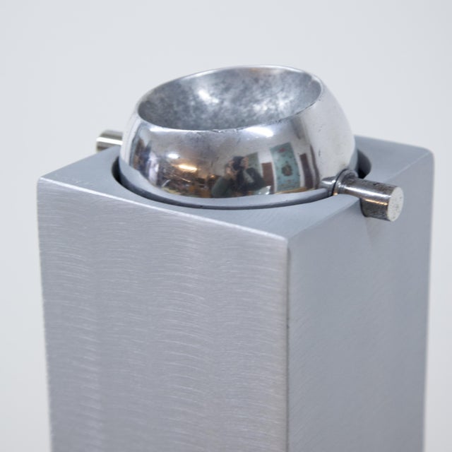 Silver 1970s Modernist Ashtray by Artist Lorenzo Burchiellaro For Sale - Image 8 of 10