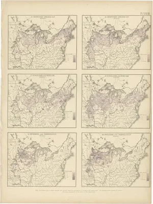 Chart of British American, 1874, Paper