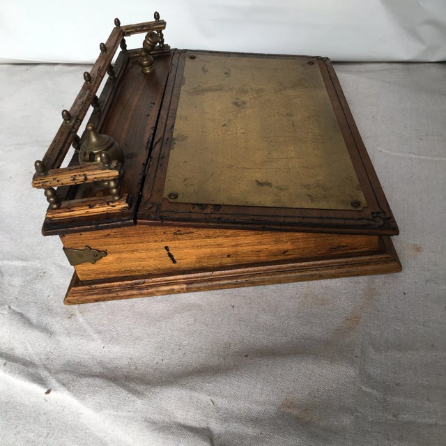 19th Century Banking Tellers Desk For Sale - Image 4 of 8
