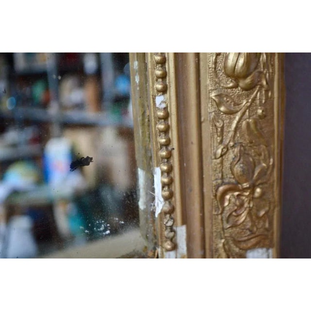 Baroque Antique Bohemian Gilt Mirror For Sale - Image 3 of 10