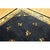 1930s Navy Blue 4 Pointed Star Medallion Antique Chinese Peking Room Size Rug For Sale - Image 9 of 9