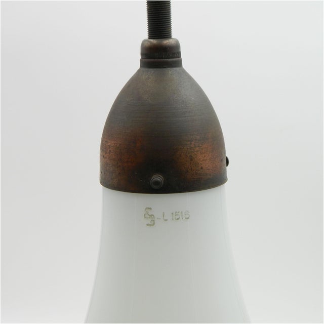 1930s Luzette 1516 Pendant Lamp by Peter Behrens for Siemens Schuckert Werke, Germany, 1930 For Sale - Image 5 of 9