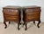 French Louis XV Style Wooden Nightstands, 1940, Set of 2 For Sale - Image 13 of 15