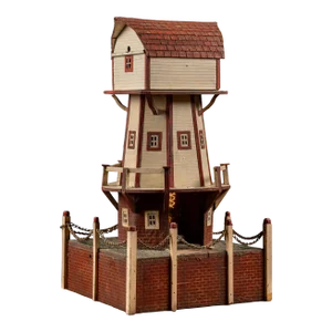 Vintage Wooden Lighted Windmill