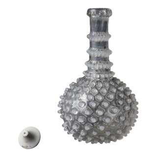 Antique Hobtail Barber's Bottle Vase For Sale