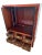 1990s Japanese Tansu Style Chest Cabinet Stacking Six Drawers Pull Out Armoire Shelf For Sale - Image 4 of 16
