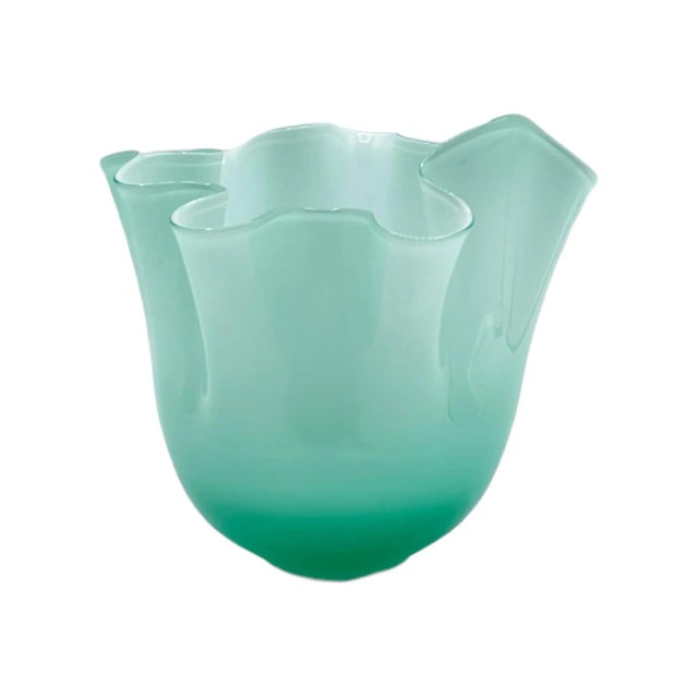 Murano Style Flying Hand Handkerchief Vase, 1970s For Sale - Image 11 of 13