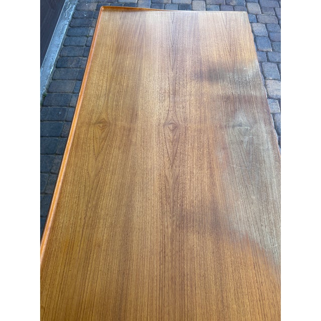 1960s Mid-Century Danish Floating Teak Desk by Peter Løvig Nielsen for Loviq For Sale - Image 12 of 14