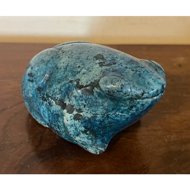 Carved Turquoise Frog Fetish For Sale - Image 10 of 12