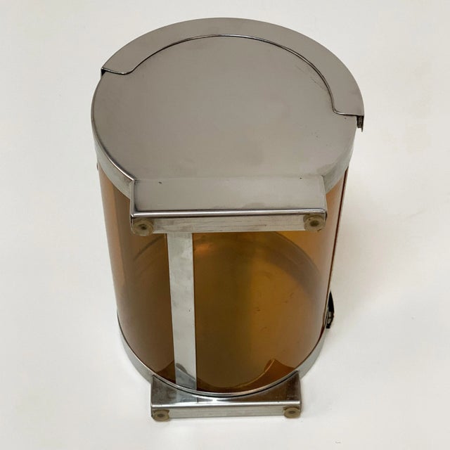 Italian Steel and Plastic Box, 1970s For Sale - Image 4 of 9